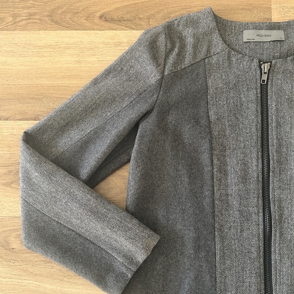 Wells Grace Women’s Wool Blend Herringbone Jacket - Size Small- EUC - Picture 4 of 10